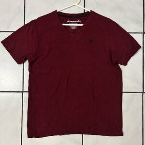NWOT; Aeropostale; Dark Red with Black Accents Shirt